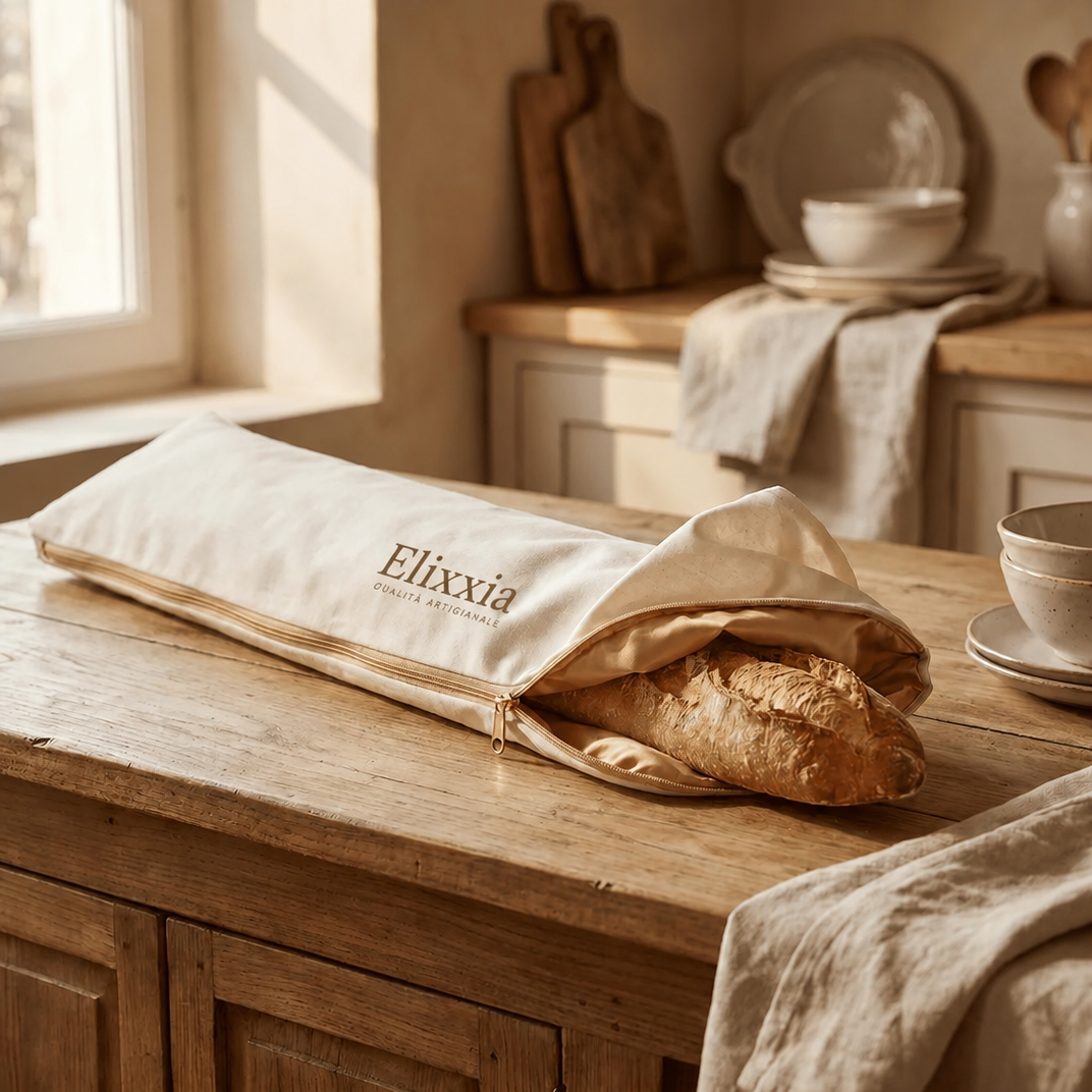 Le Sac à Baguette · Coton & Cire d'Abeille · 70×10 cm