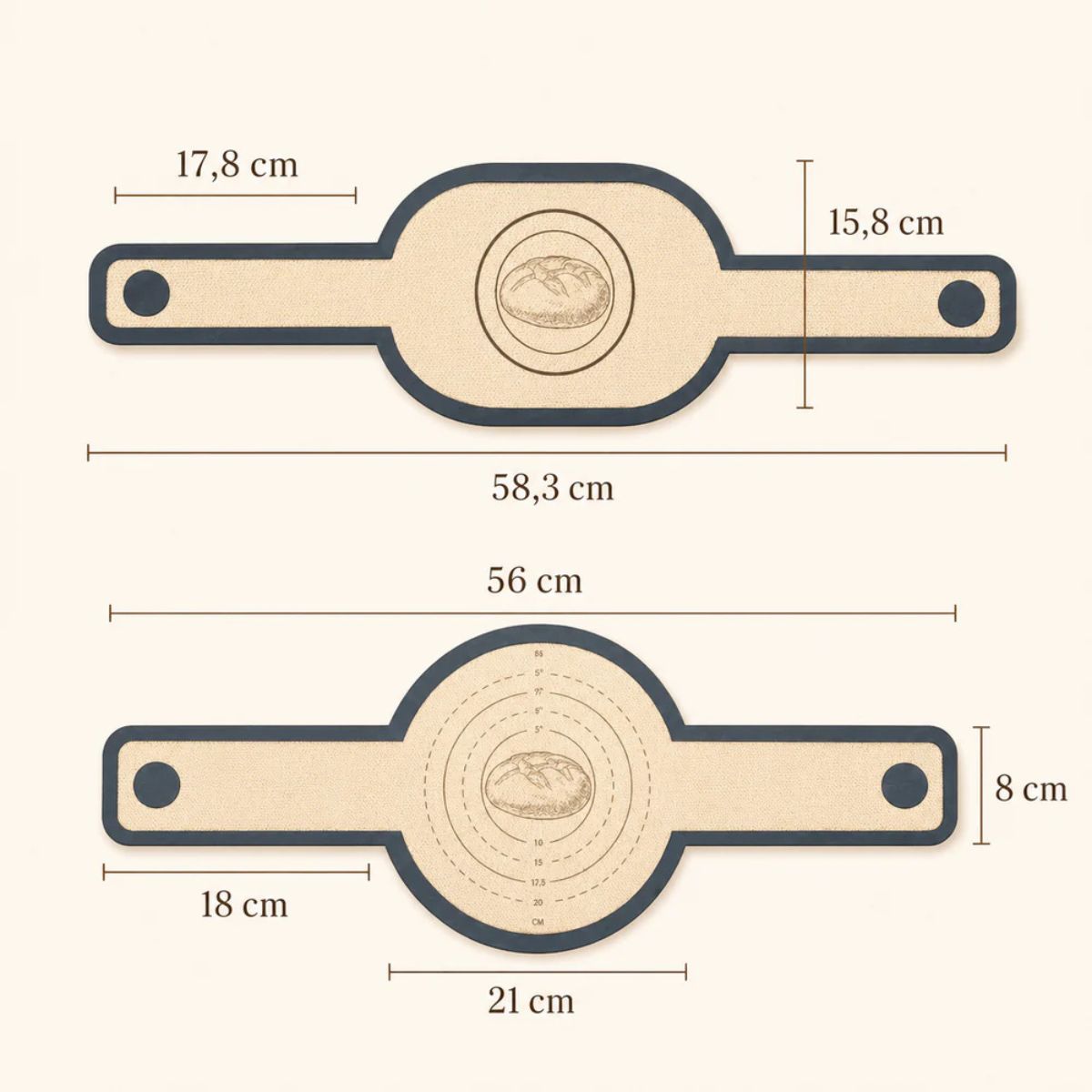 Tapis de Cuisson – Rond ou Ovale