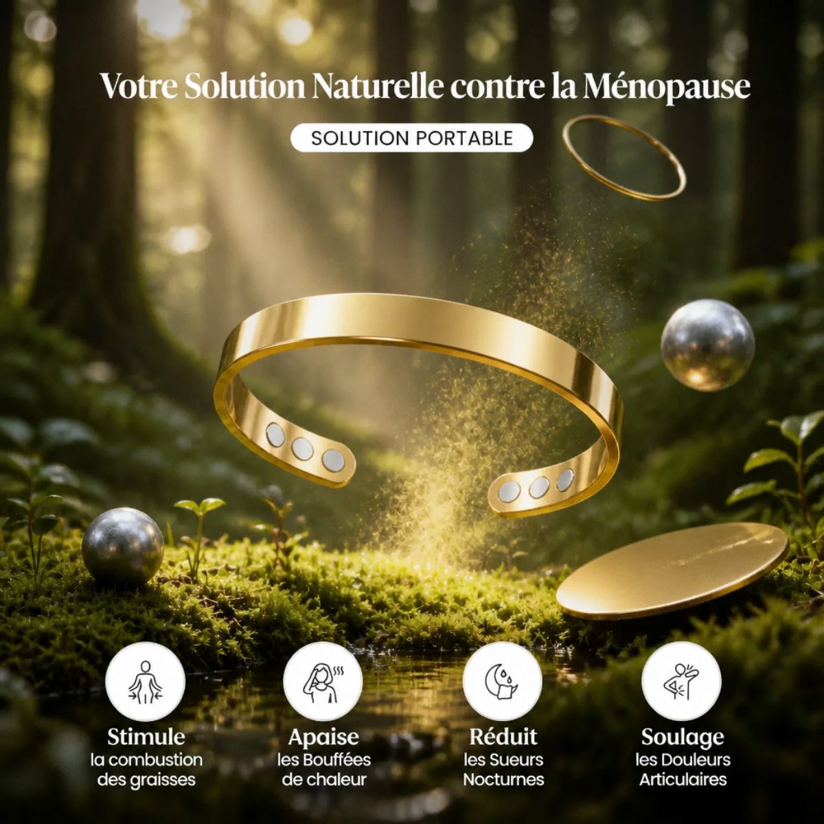 Bracelet Elixxia — Ménopause & Équilibre Hormonal