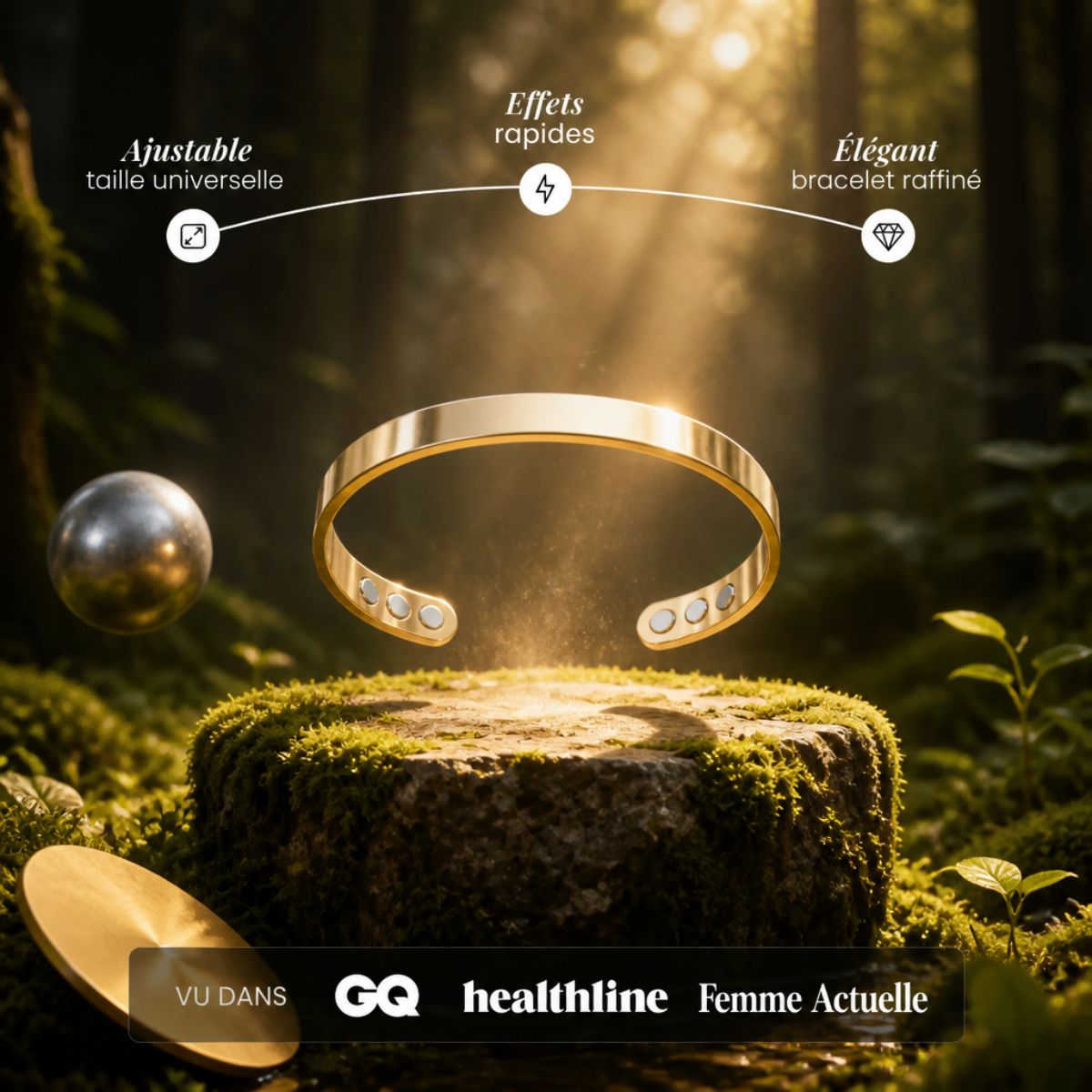 Bracelet Elixxia — Ménopause & Équilibre Hormonal