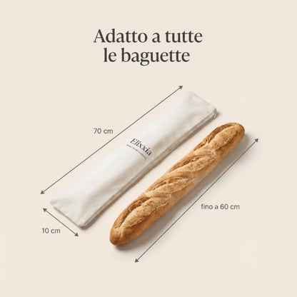 Le Sac à Baguette · Coton & Cire d'Abeille · 70×10 cm
