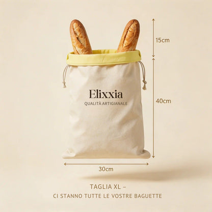 Sac Elixxia (30 x 40 cm) — Votre pain frais après 5 jours