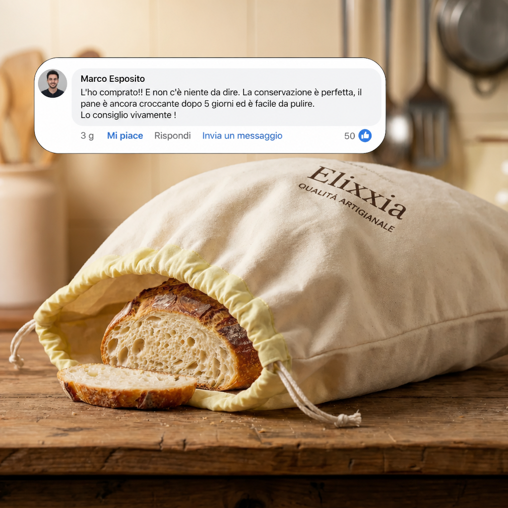 Sac Elixxia (30 x 40 cm) — Votre pain frais après 5 jours